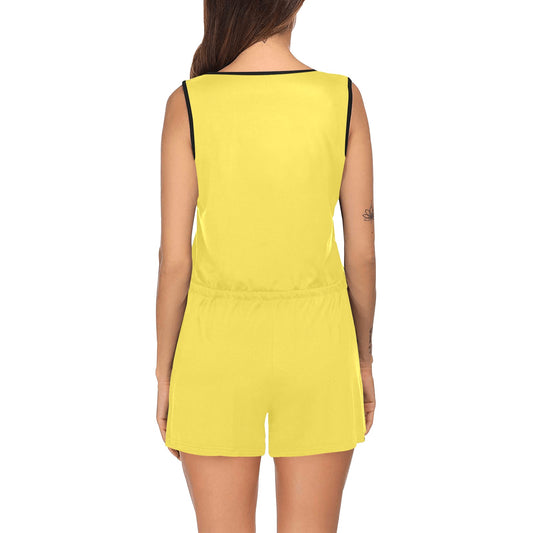 When We Pray We Slay Women's Christian Short Jumpsuit