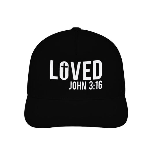 John 3:16 Loved Adult Christian Hat