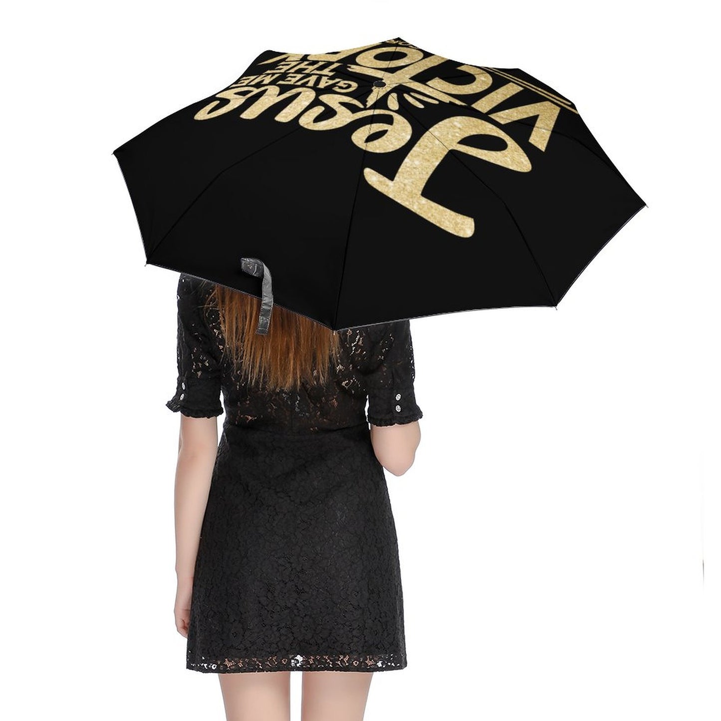 He Gave Me The Victory Christian Umbrella