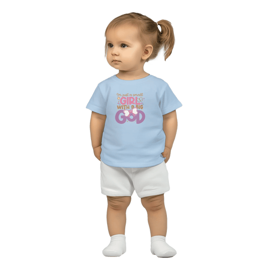I'm Just A Small Girl Christian Baby Crewneck T-shirt - ClaimedbyGodDesigns