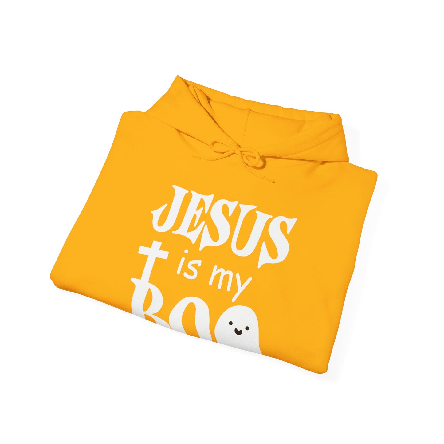 He Is My Boo Halloween Unisex Christian Pullover Hooded Sweatshirt