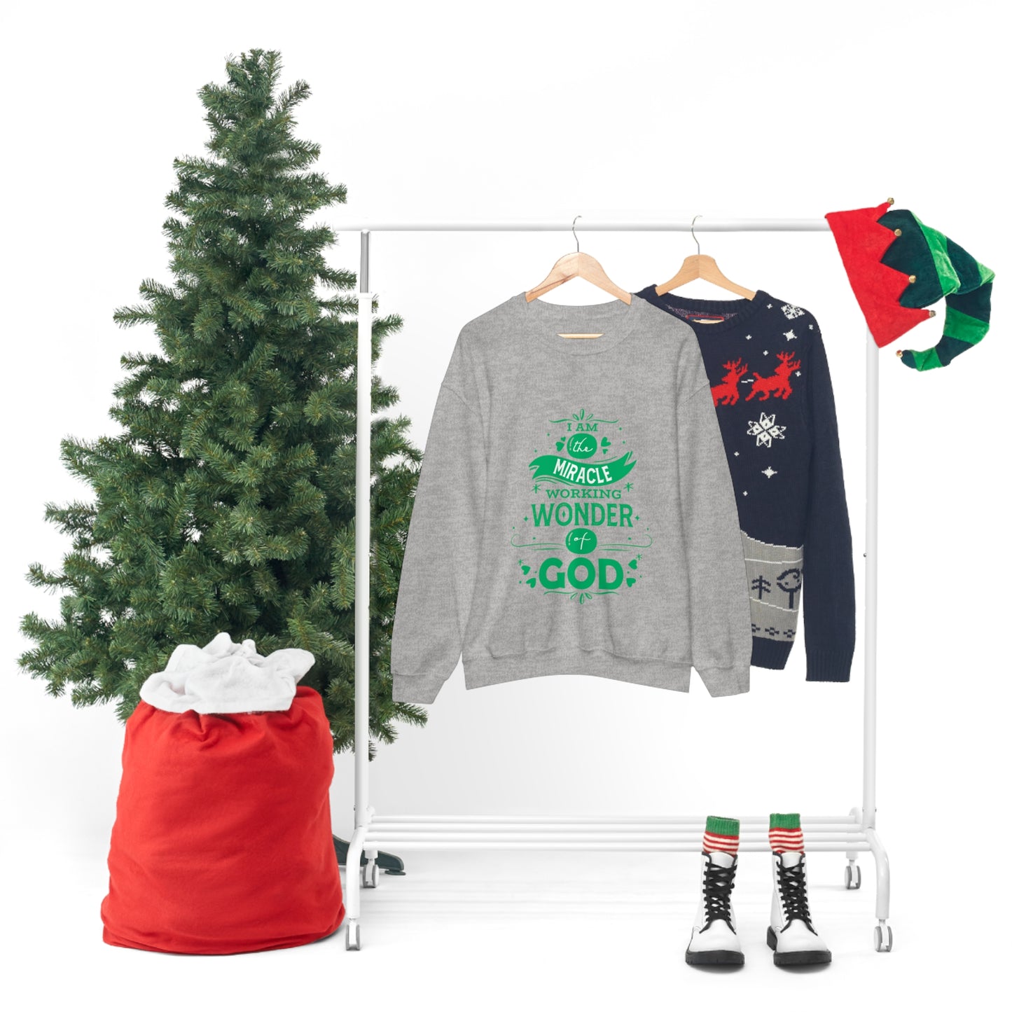 I Am The Miracle Working Wonder Of His Unisex Heavy Blend™ Crewneck Sweatshirt