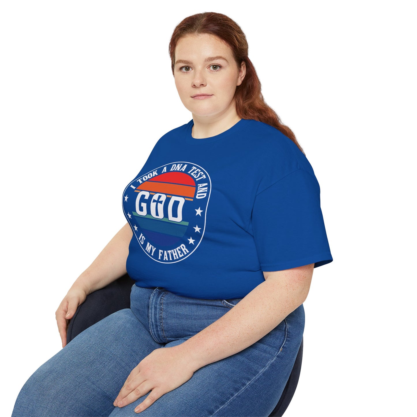 I Took A DNA Test And God Is My Father Unisex Christian Ultra Cotton Tee Printify