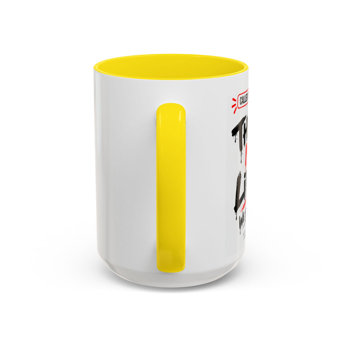 They Not Like Us, We Belong to Jesus Personalized Christian Coffee Mug — Called by Name Accent Mug (15oz)