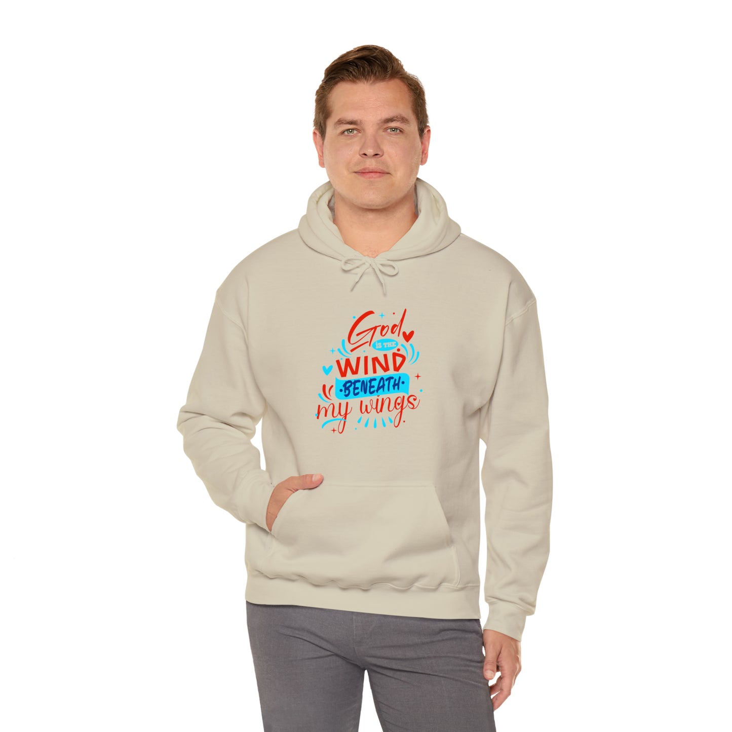 He Is The Wind Beneath My Wings Unisex Hooded Sweatshirt