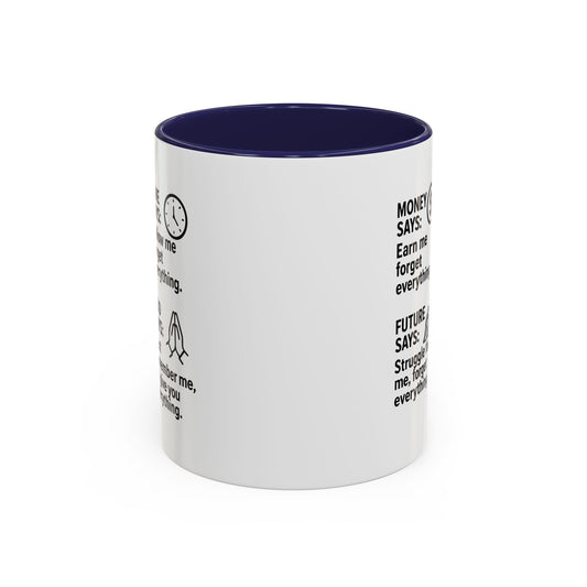 Inspirational Accent Coffee Mug - Motivational Quotes for Daily Reflection