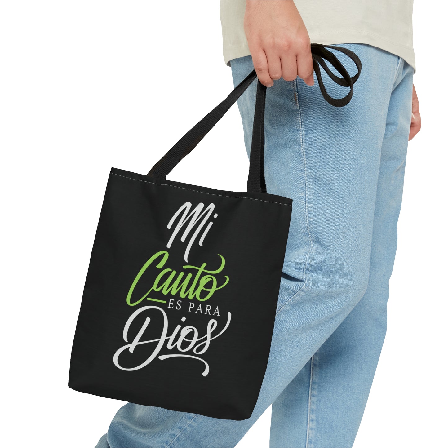 MI CANTO ES PARA DIOS Christian SPANISH Tote Bag Printify