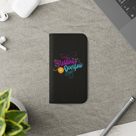 Blessings On Overflow Phone Flip Cases - ClaimedbyGodDesigns