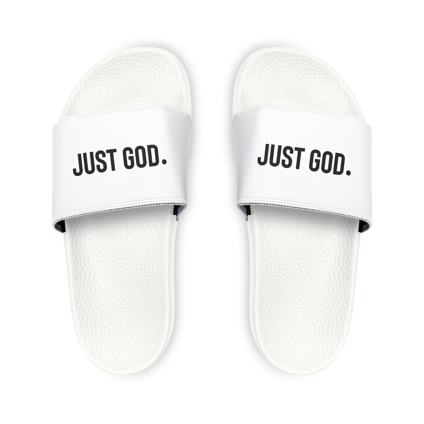 Just Him Men's PU Christian Slide Sandals