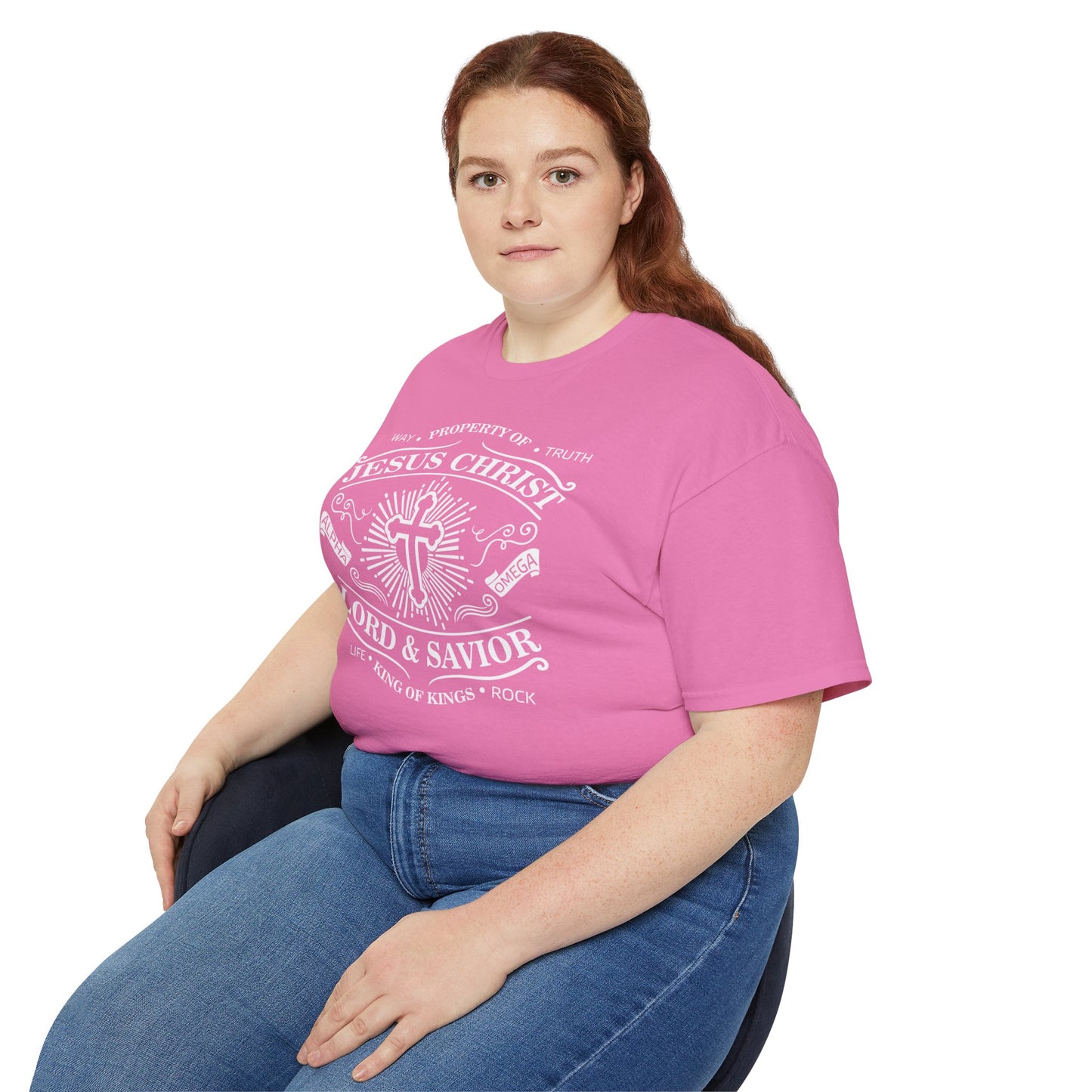 Property Of Jesus Christ Lord And Savior Unisex Christian Ultra Cotton Tee Printify