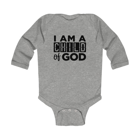 I AM A CHILD OF The Most High Christian Long Sleeve BABY Jumpsuit