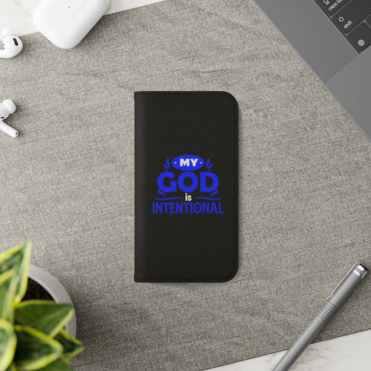My God Is Intentional Phone Flip Case