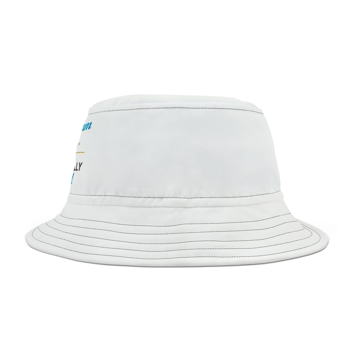 In Christ I Am Flawlessly And Purposefully Created Christian Bucket Hat (AOP) Printify