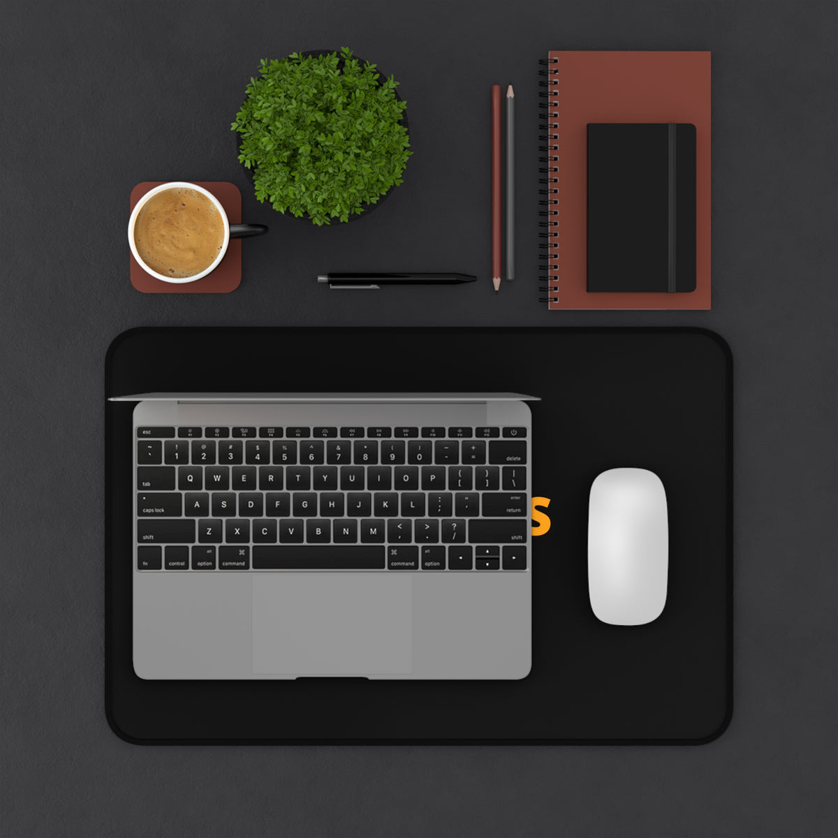 The Best Miracles Happen When You Trust God Desk Mat