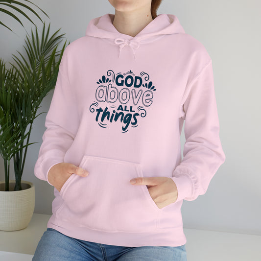 Him Above All Things Unisex Hooded Sweatshirt