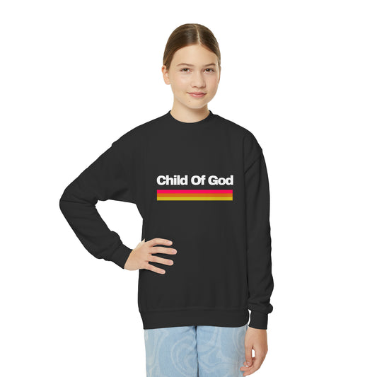 Child Of God Youth Christian Sweatshirt Printify