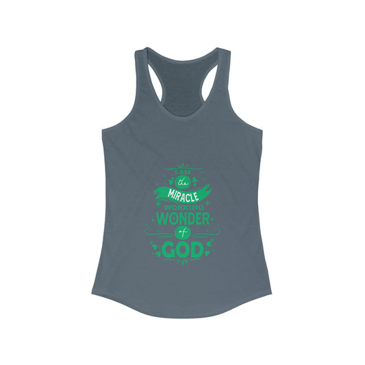 I Am A Miracle Working Wonder Of God Slim Fit Tank Top