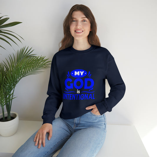 He Is Intentional Unisex Heavy Blend™ Crewneck Sweatshirt