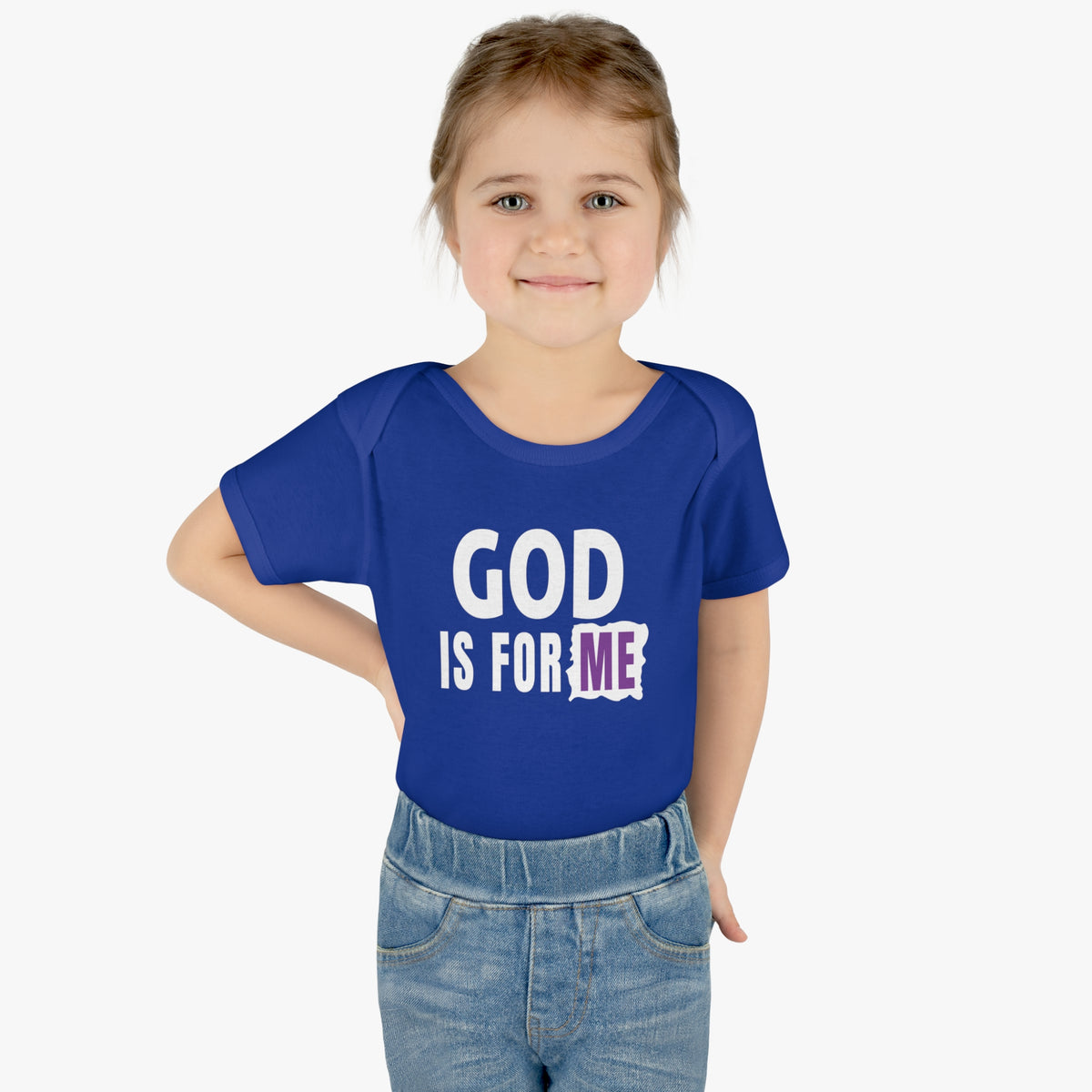 God Is For Me Christian Baby Onesie Printify