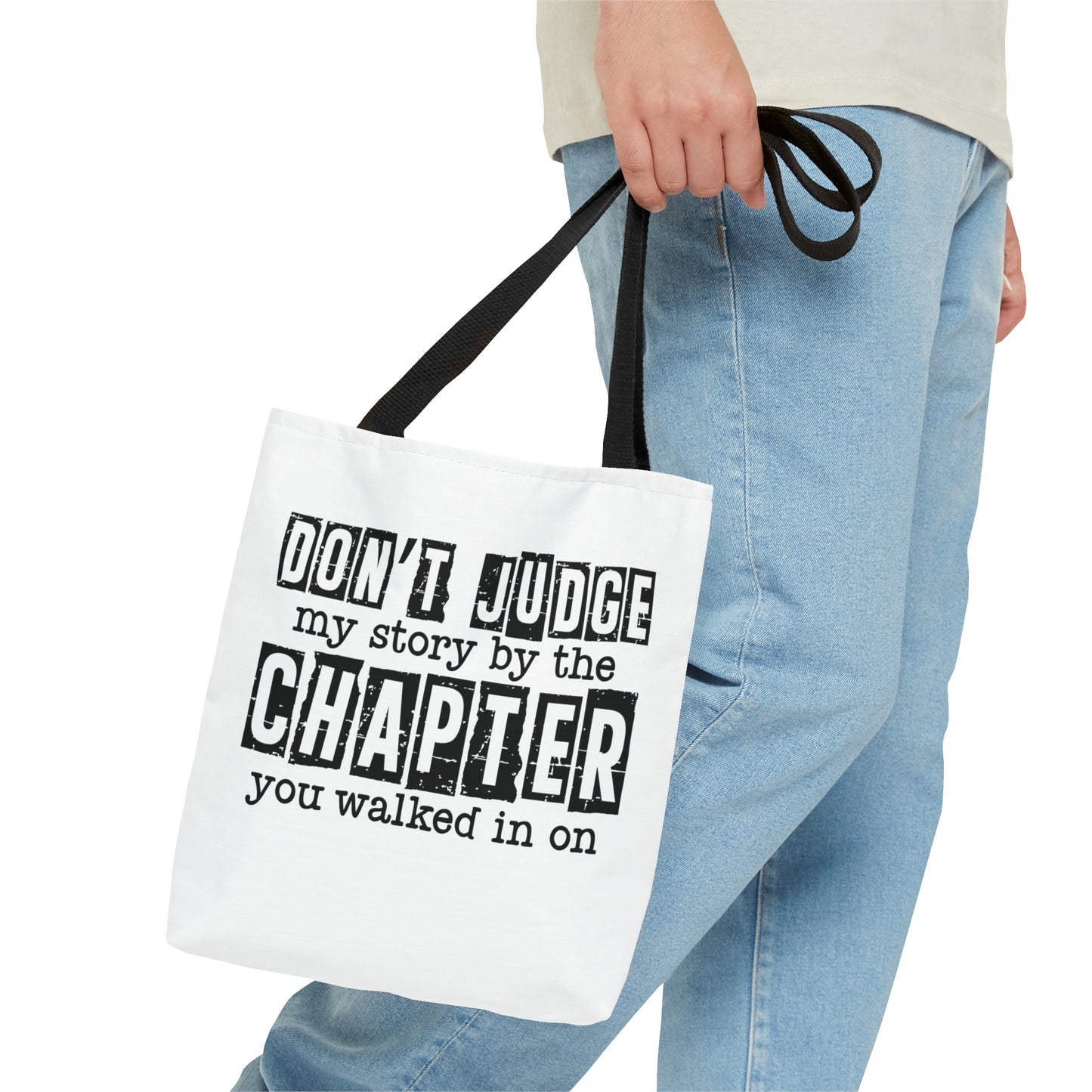 Don't Judge My Story By The Chapter You Walked In On Christian Tote Bag Printify