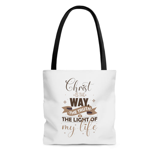 Christ Is The Way, The Truth, & The Light Of My LIfe Christian Tote Bag