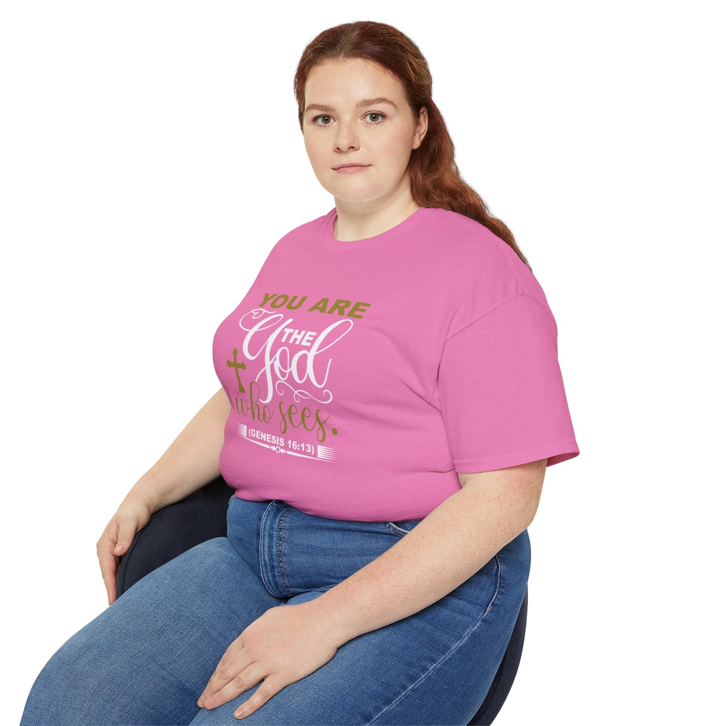 You Are The God Who Sees Unisex Christian Ultra Cotton Tee Printify