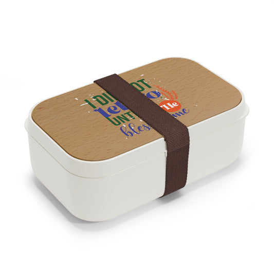 I Did Not Let Go Until He Blessed Me Christian Bento Lunch Box Printify