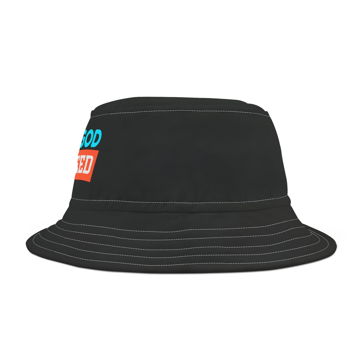 Child Of God Free Indeed Christian Bucket Hat (AOP) Printify