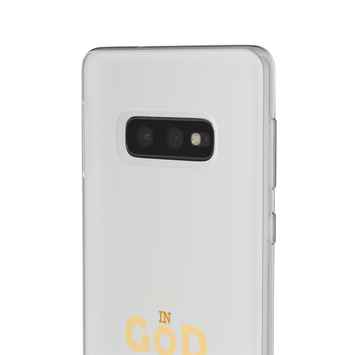 In God I Rise, Down But Never Defeated Flexi Phone Case