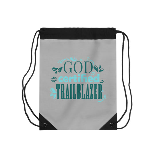 God Certified Trailblazer Drawstring Bag