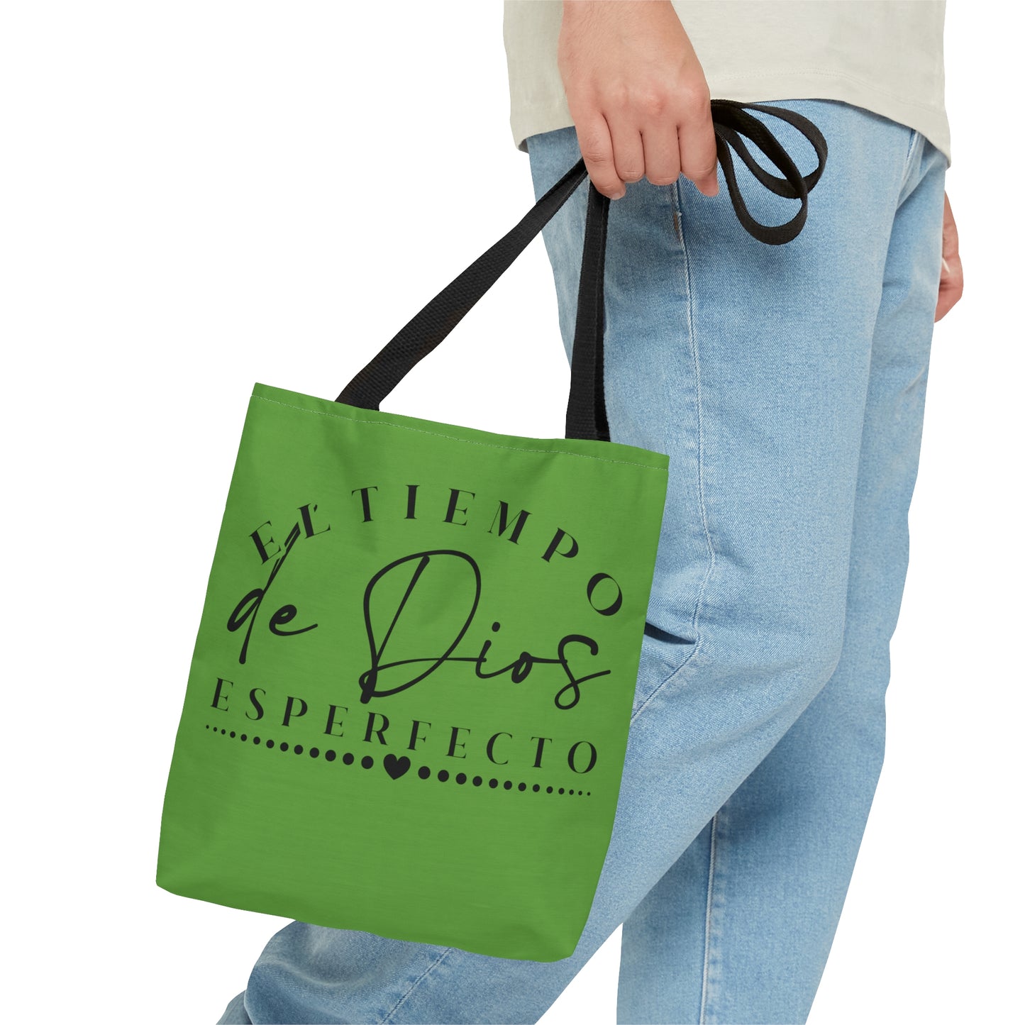 EL TIEMPO DE DIOS ES PERFECTO Christian SPANISH Tote Bag Printify