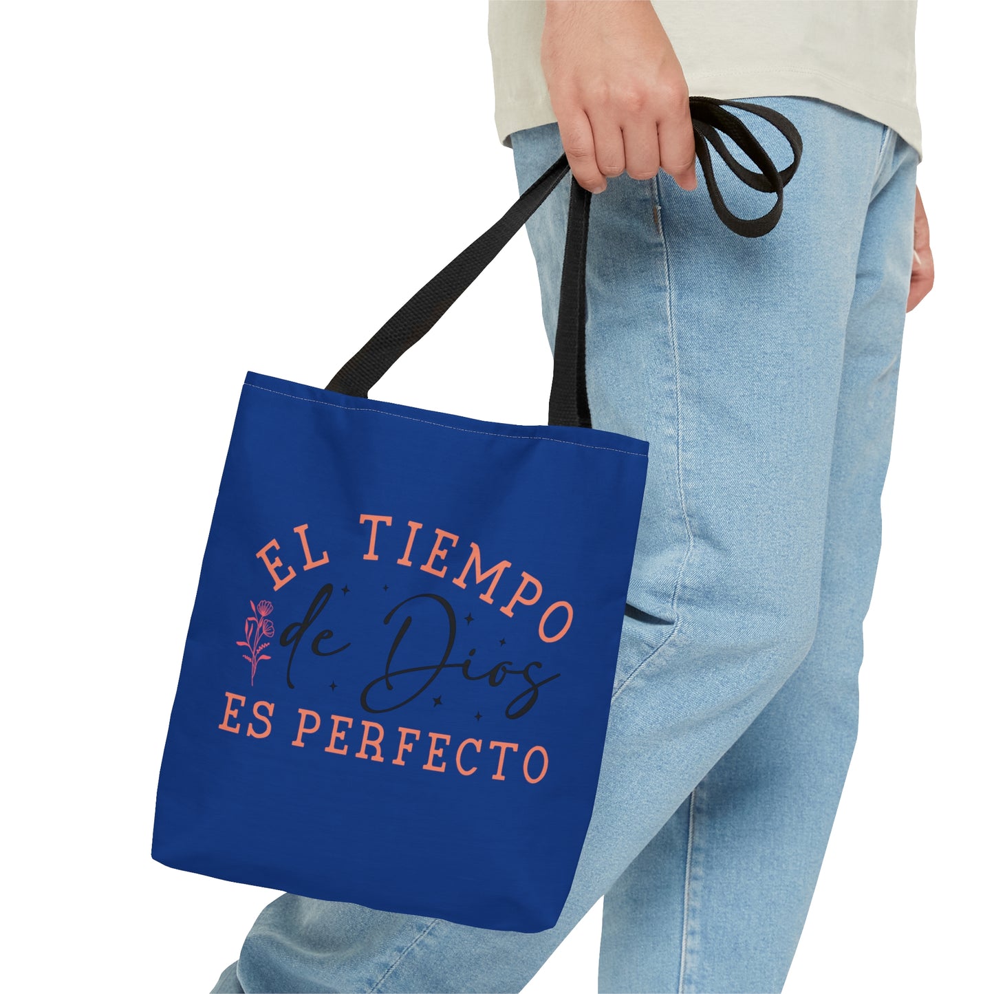 EL TIEMPO DE DIOS ES PERFECTO Christian SPANISH Tote Bag Printify