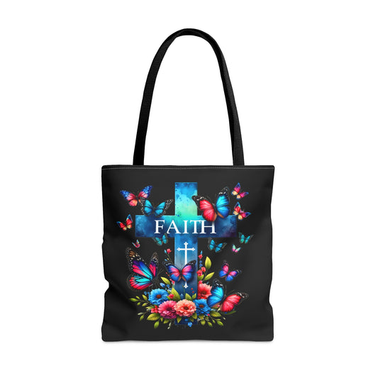 Faith Christian Tote Bag Printify