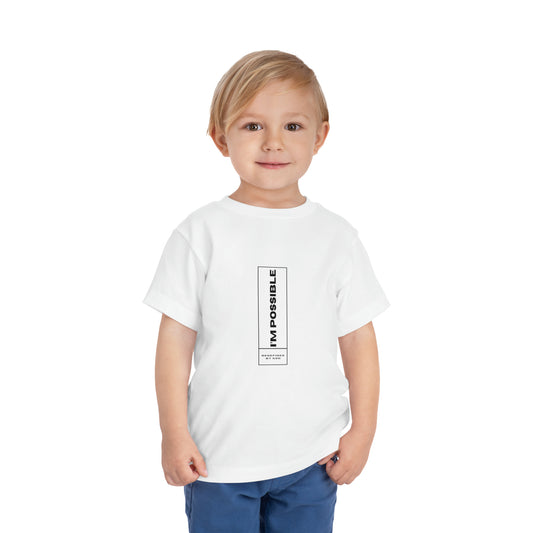 I'm Possible Redefined By God Toddler T-Shirt Printify