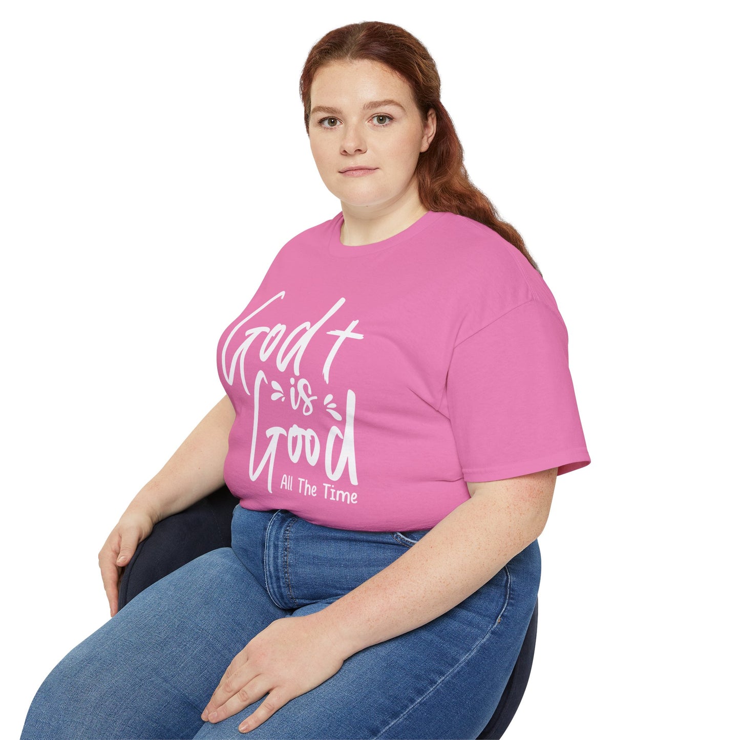 God Is Good All The Time Unisex Christian Ultra Cotton Tee Printify