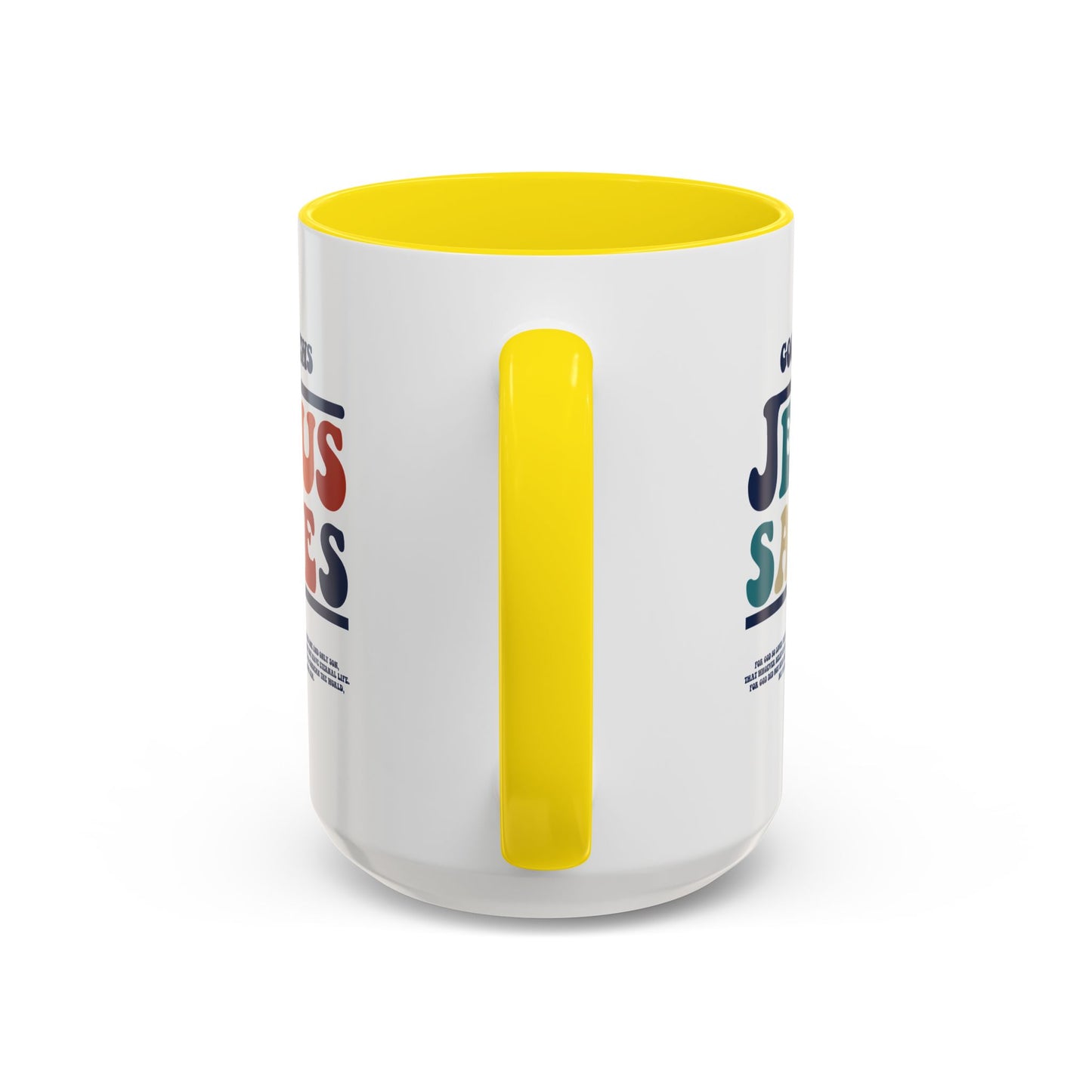 Inspirational He Saves Coffee Accent Mug - 11oz & 15oz