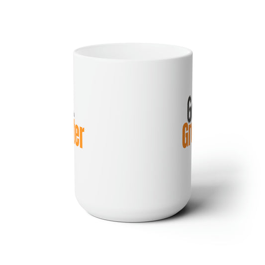 God Is Greater Christian White Ceramic Mug 15oz (double sided print) Printify