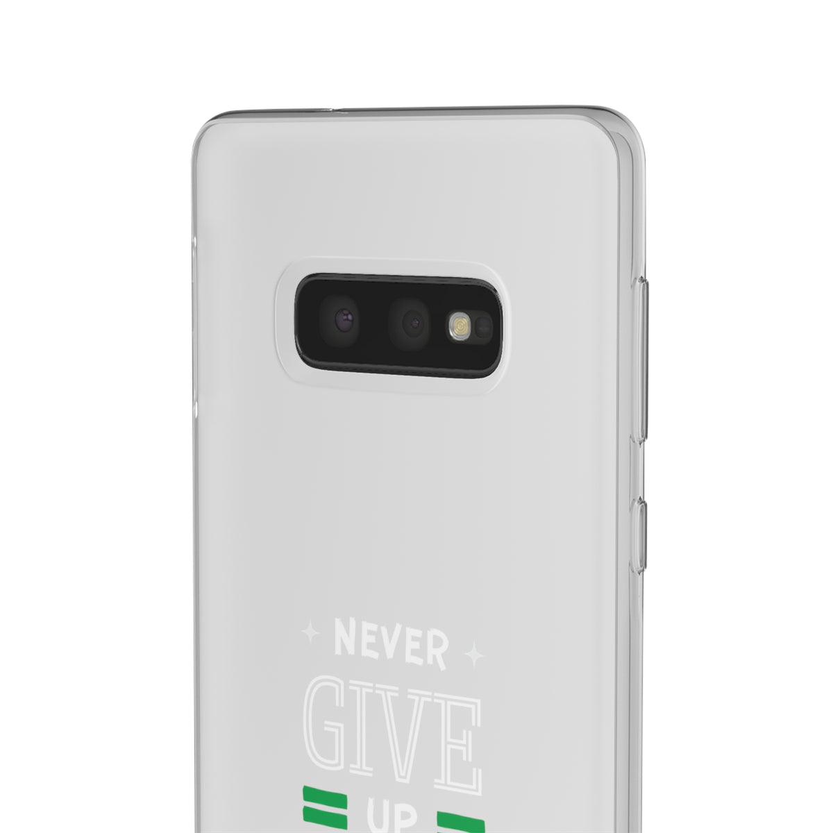 Never Give Up On God He Never Gives Up On You Christian Flexi Phone Case Printify