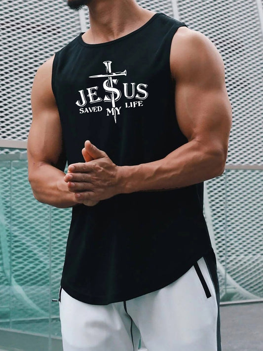 Jesus Save My Life Men's Christian Tank Top claimedbygoddesigns