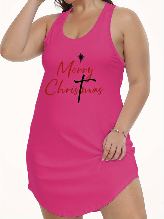 Merry ChrisTmas Plus Size Women's Christian Pajamas claimedbygoddesigns