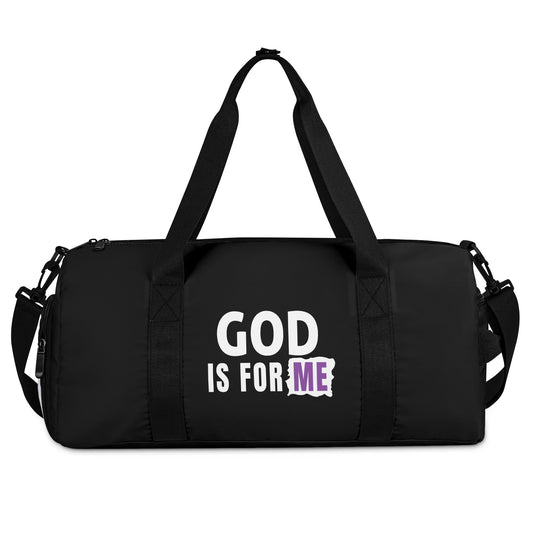 God Is For Me Christian Gym Duffle Bag popcustoms