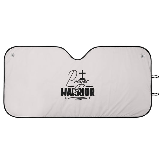 Prayer Warrior Car Sunshade Christian Car Accessories popcustoms