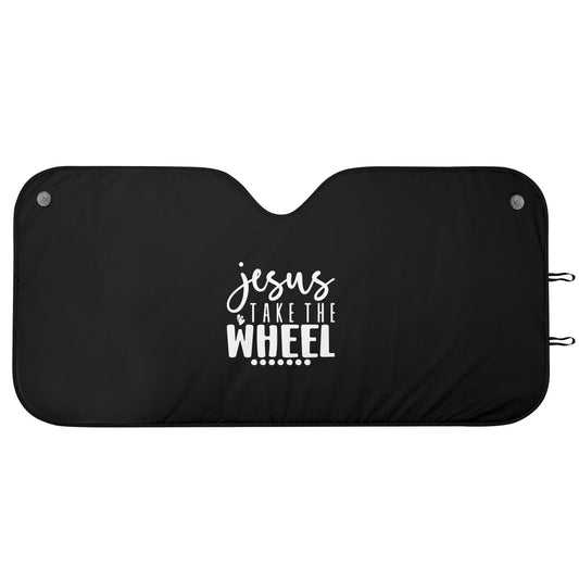 Jesus Take The Wheel Car Sunshade Christian Car Accessories popcustoms