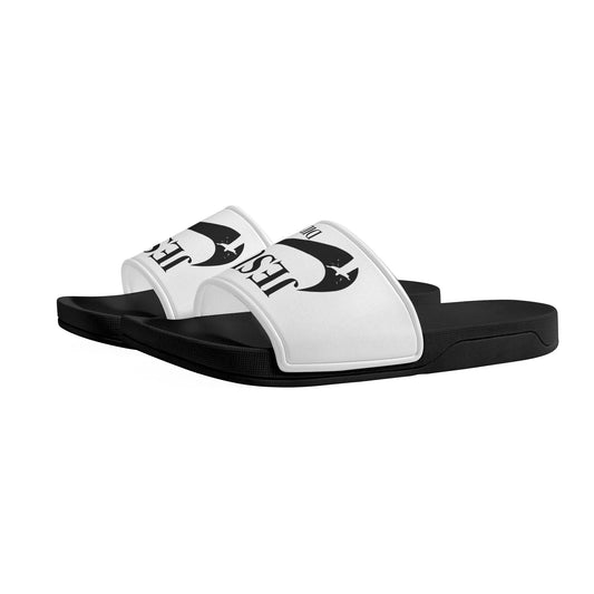 Jesus Did It (Like Nike) Mens Christian Slide Sandals popcustoms