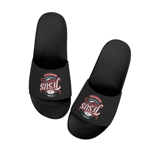 Team Jesus Go And Make Disciples Kids Christian Slide Sandals popcustoms