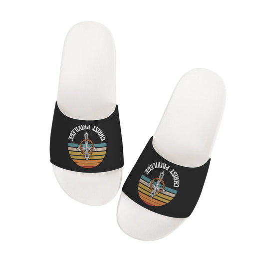 Christ Privilege Mens Christian Slide Sandals popcustoms