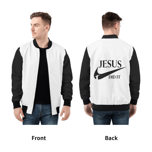 Jesus Did It Mens Christian Jacket popcustoms