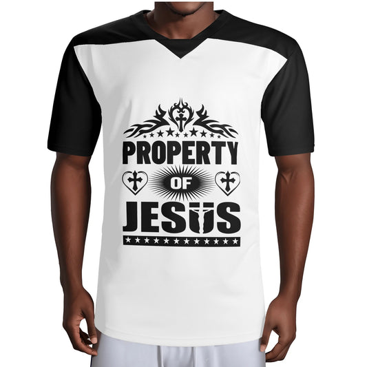 Property Of Jesus Mens Christian Rugby Jersey popcustoms