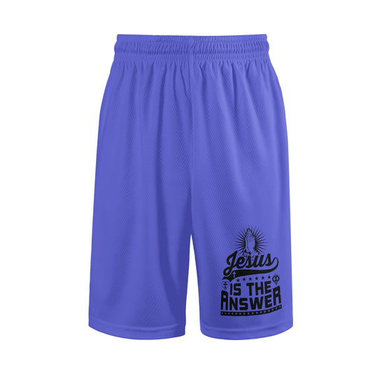 He Is The Answer Men's Christian Shorts