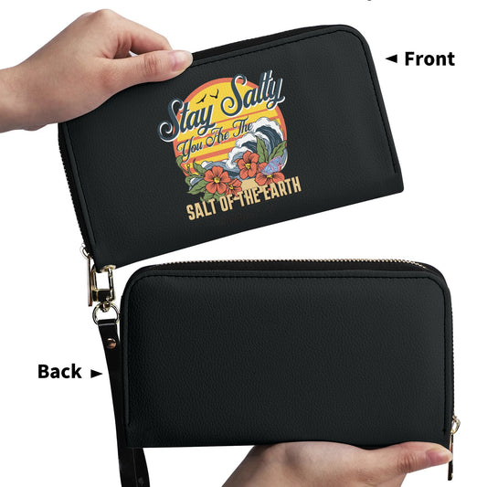 Stay Salty You Are The Salt Of The Earth PU Leather Womens Christian Wallet popcustoms